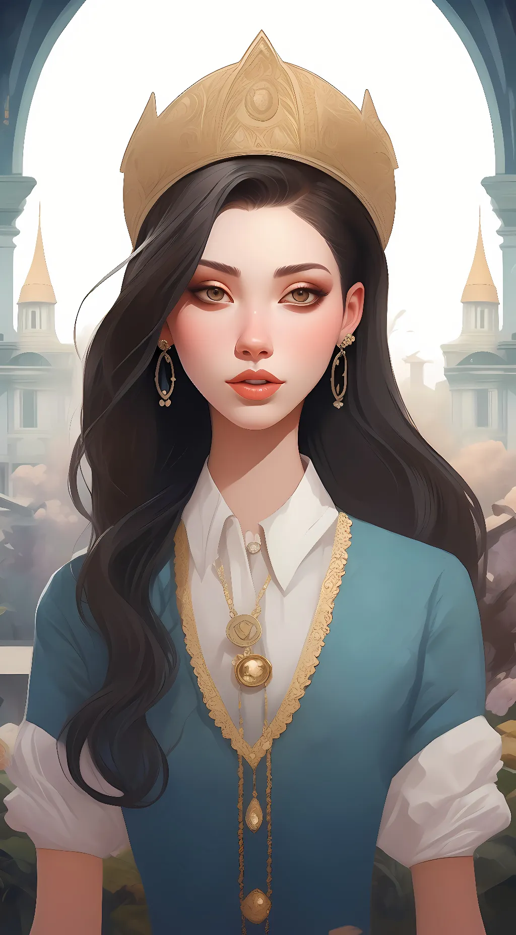 ai character: moonlight  background