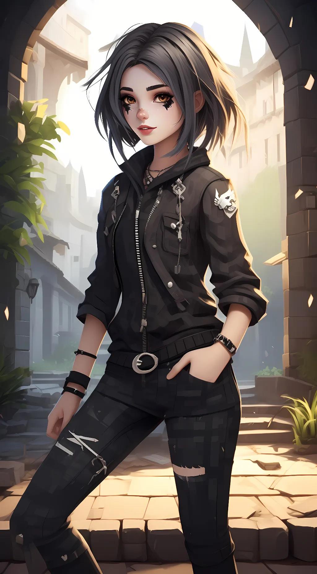 ai character: roblox story  background