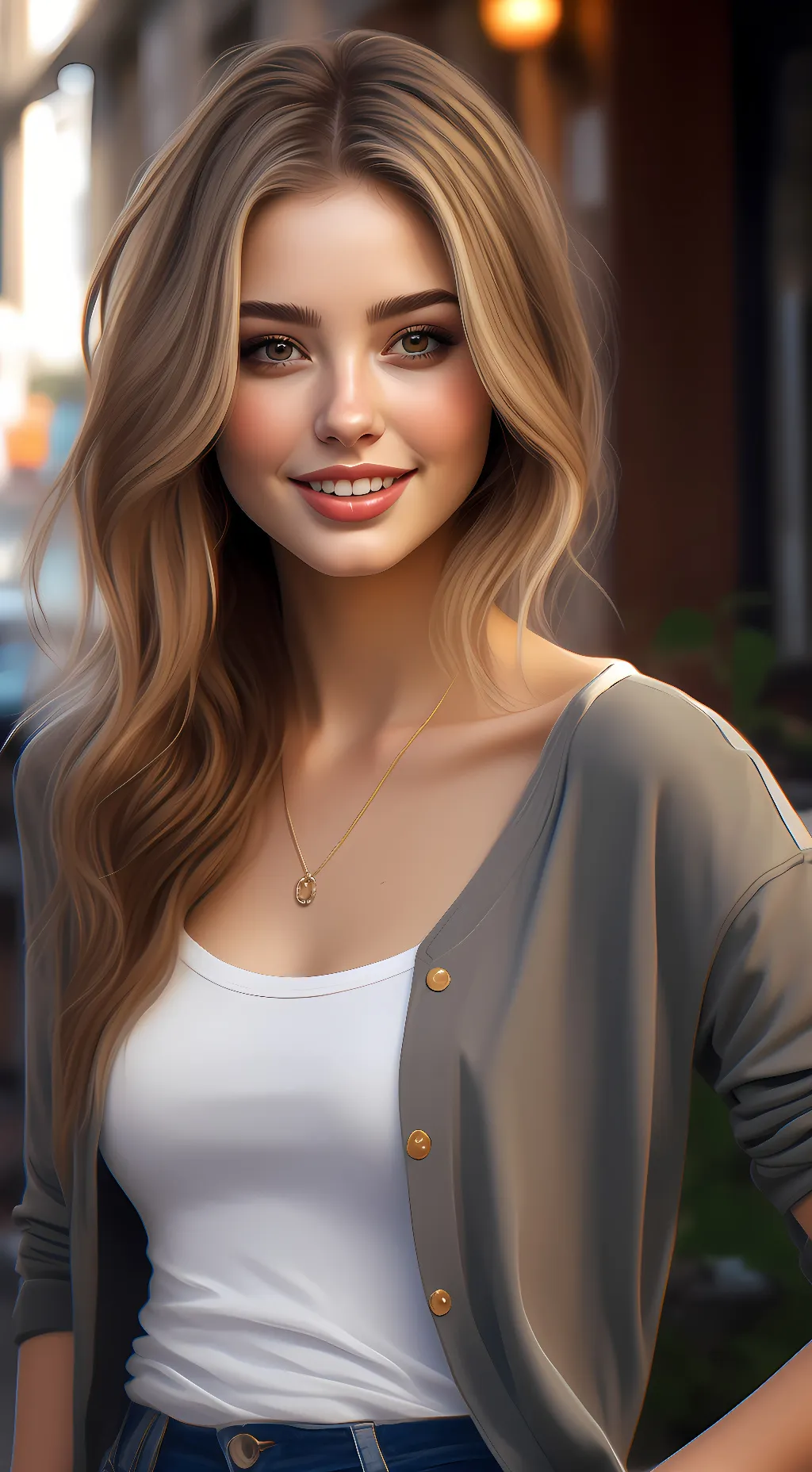 ai character: Judy  background