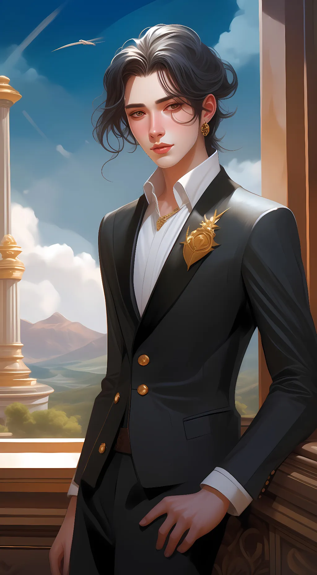 ai character: Zach background