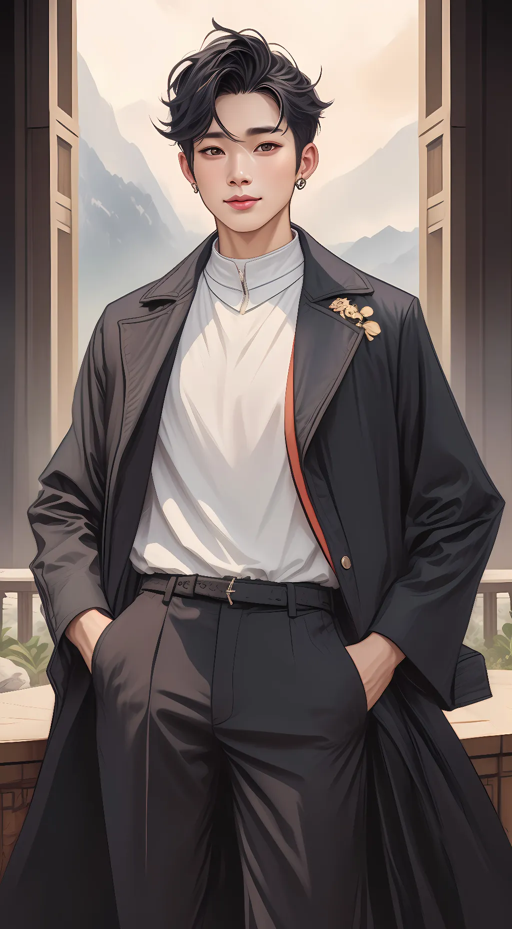 ai character: Luke background