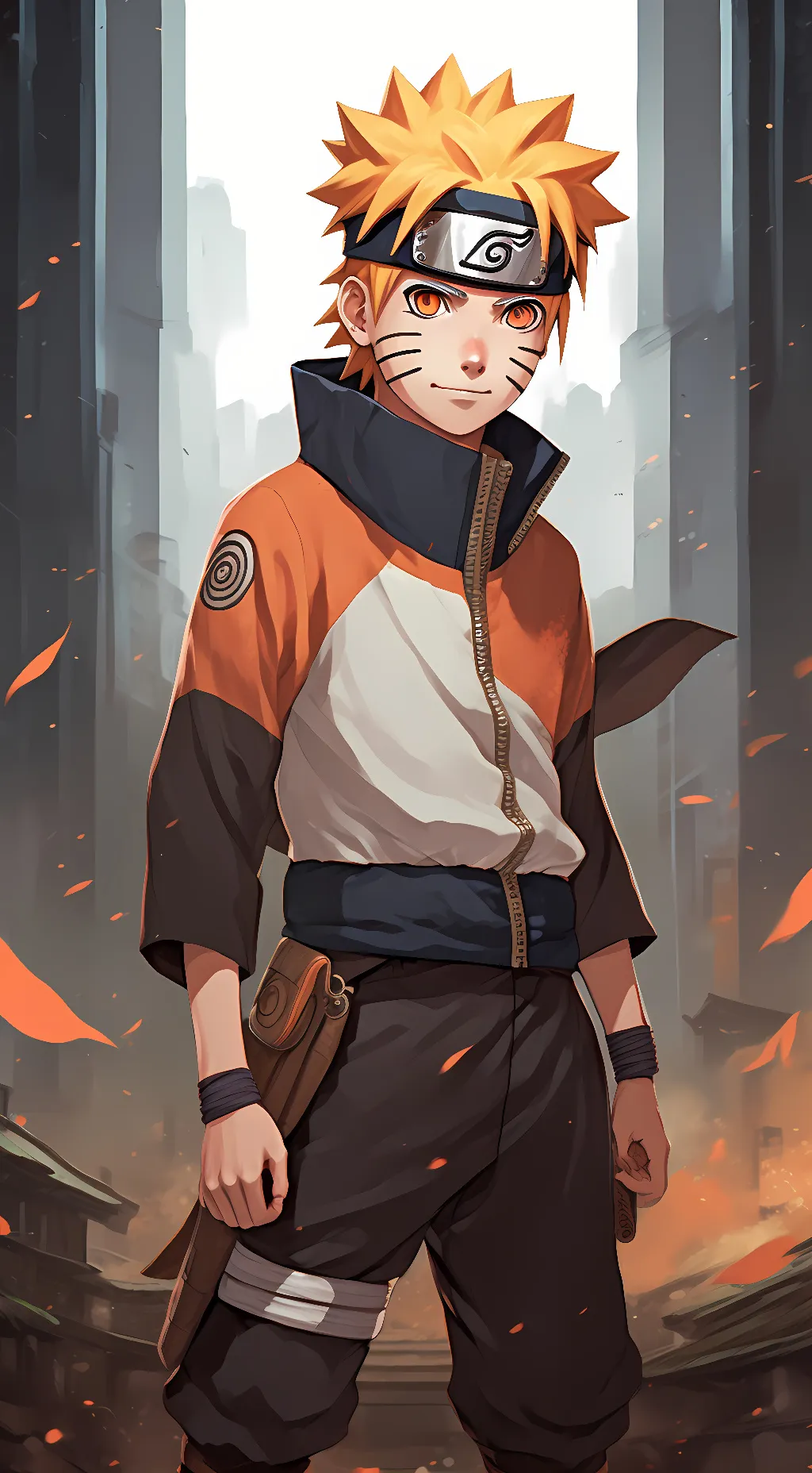 ai character: Naruto Uzumaki background