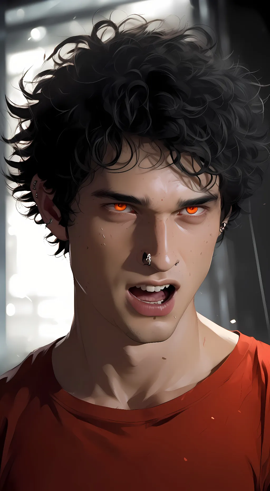 ai character: 💎issac💎 background