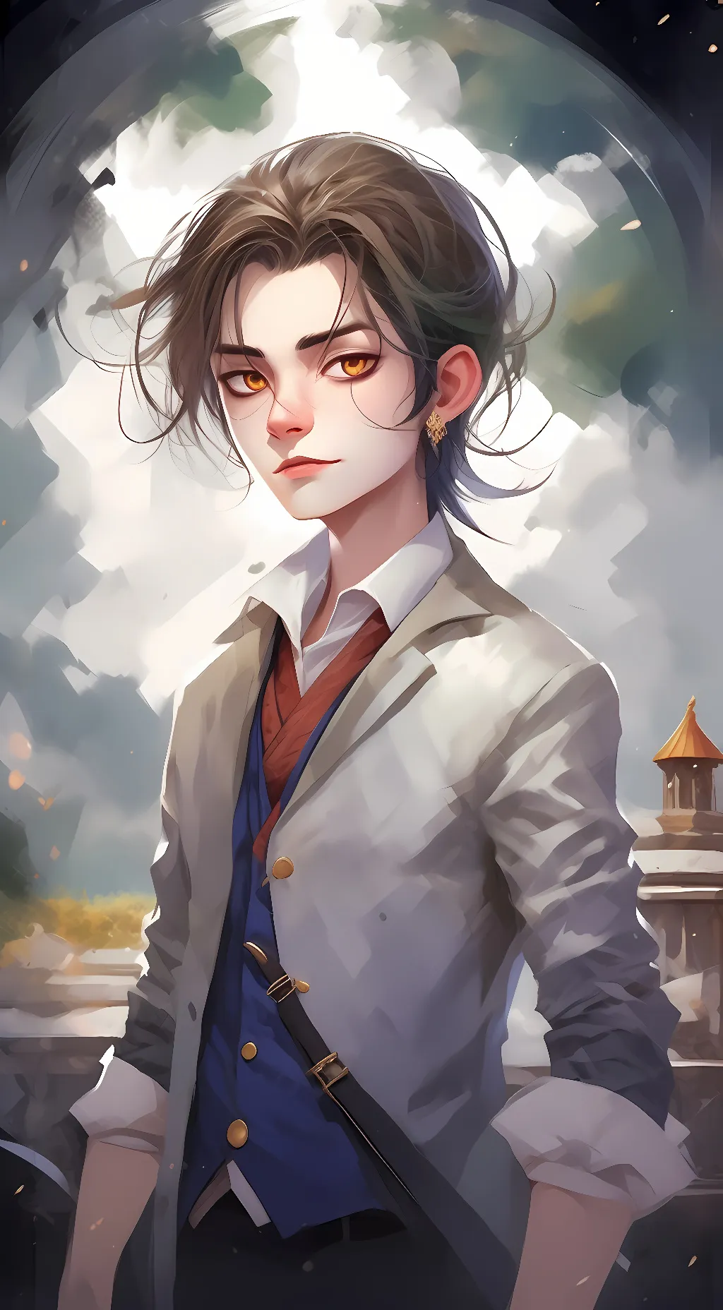 ai character: Kevin  background