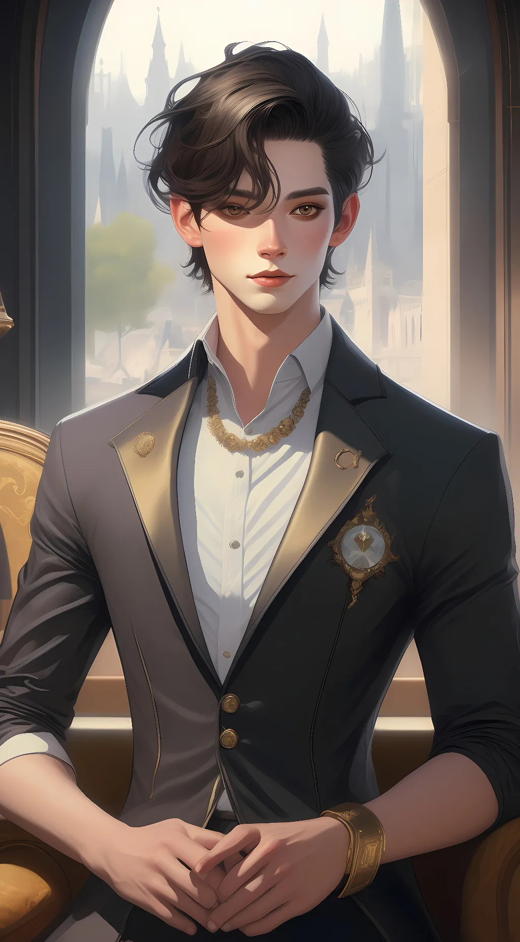 ai character: david background