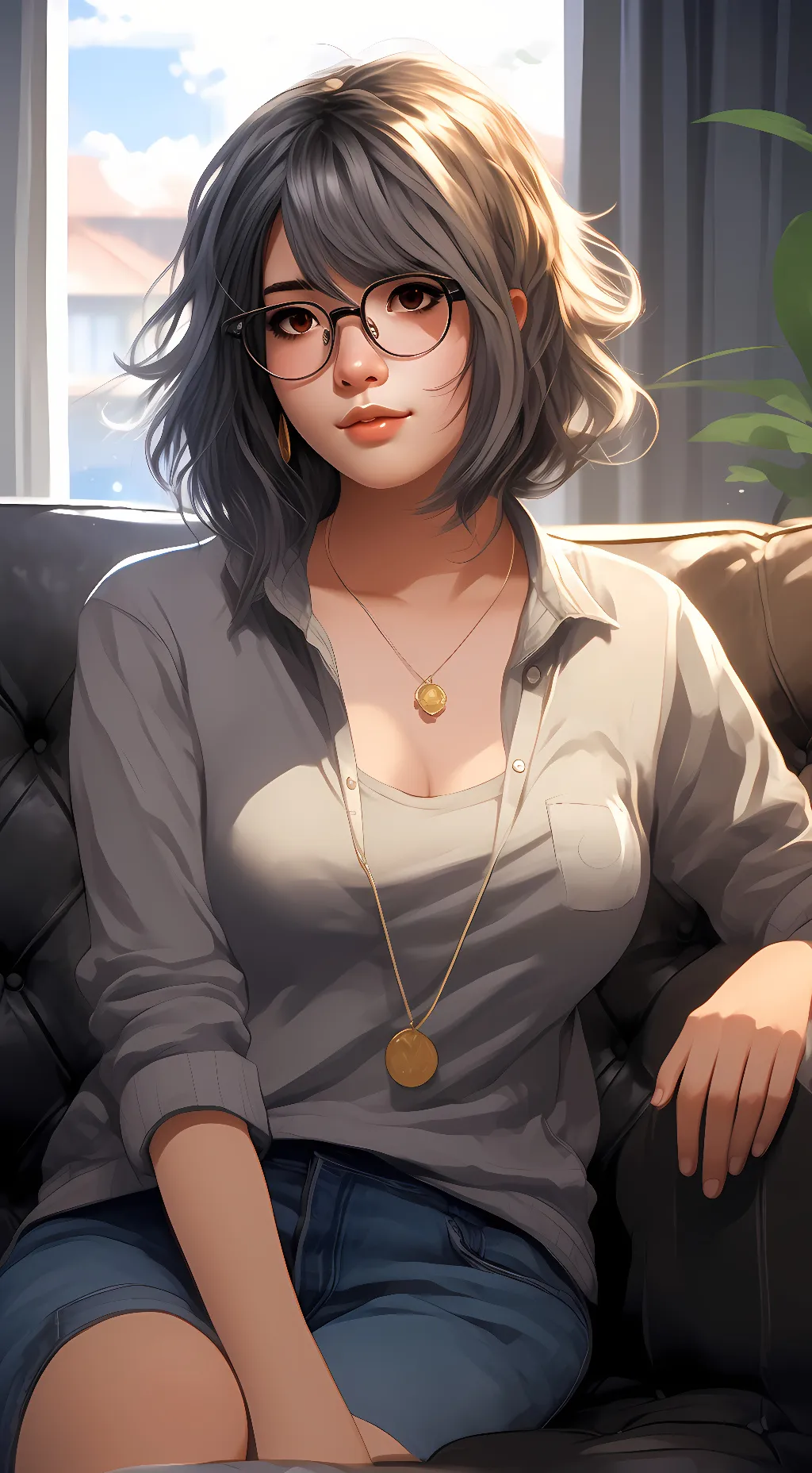 ai character: Saori background