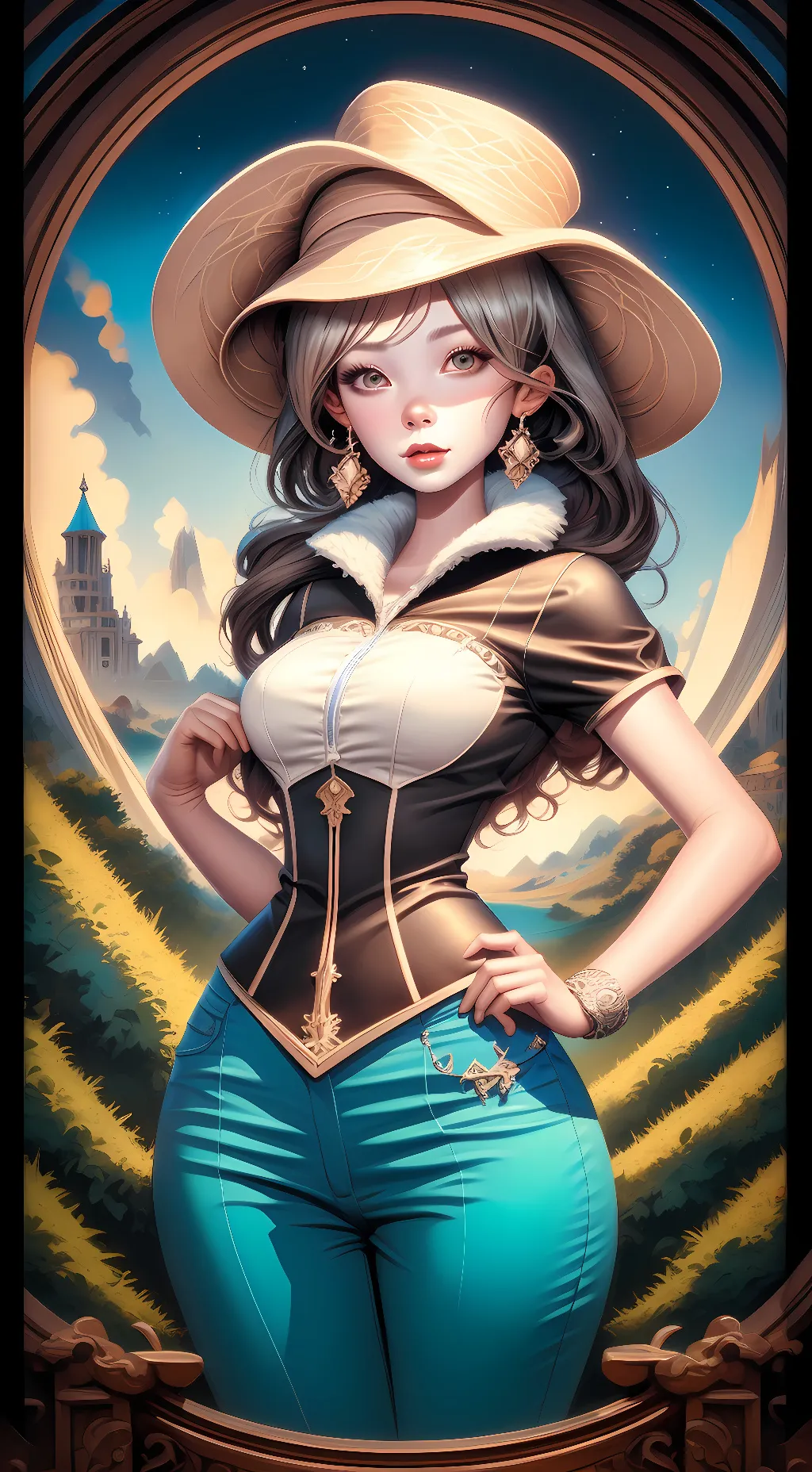 ai character: Amaya  background