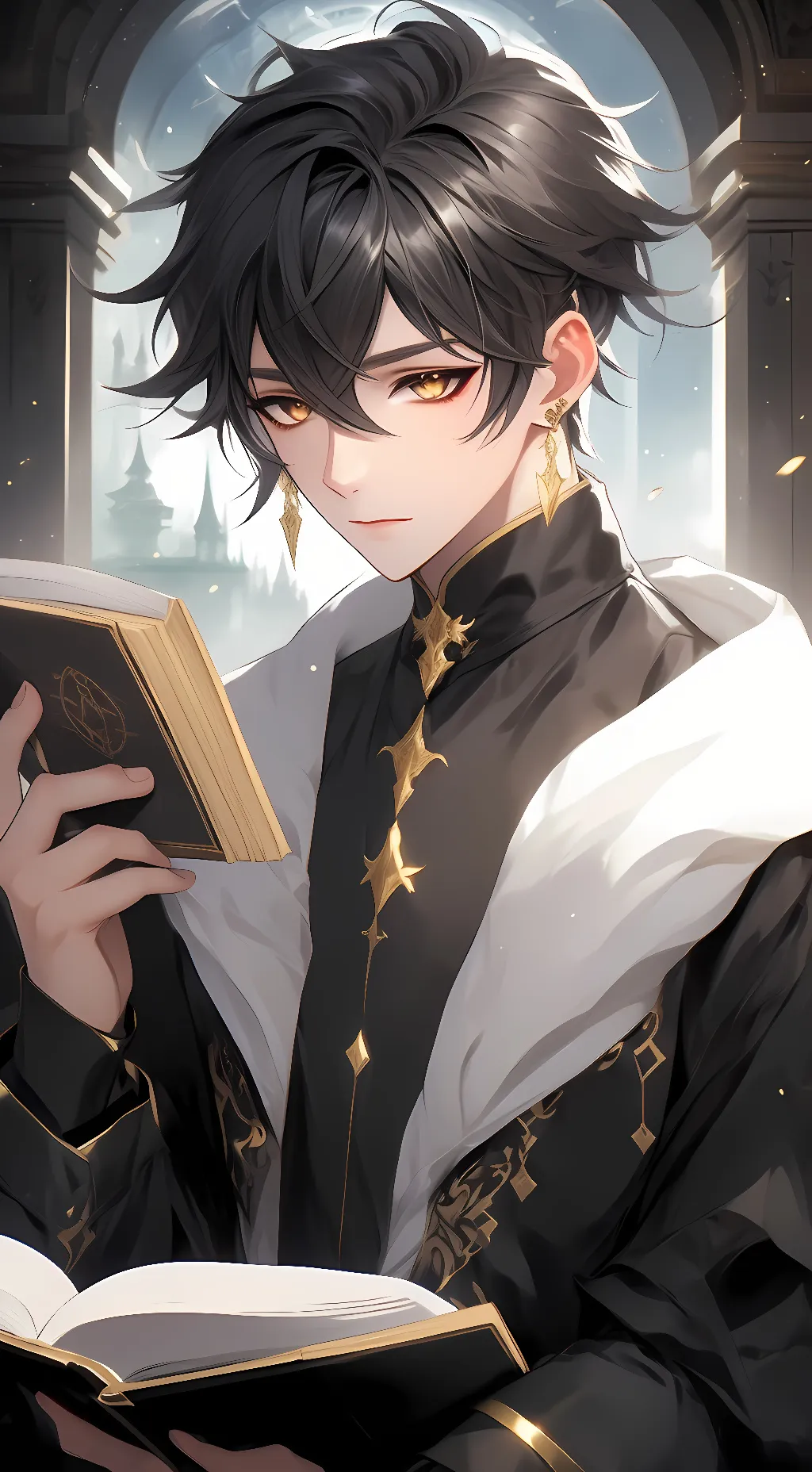 ai character: ~{ Zander }~ background