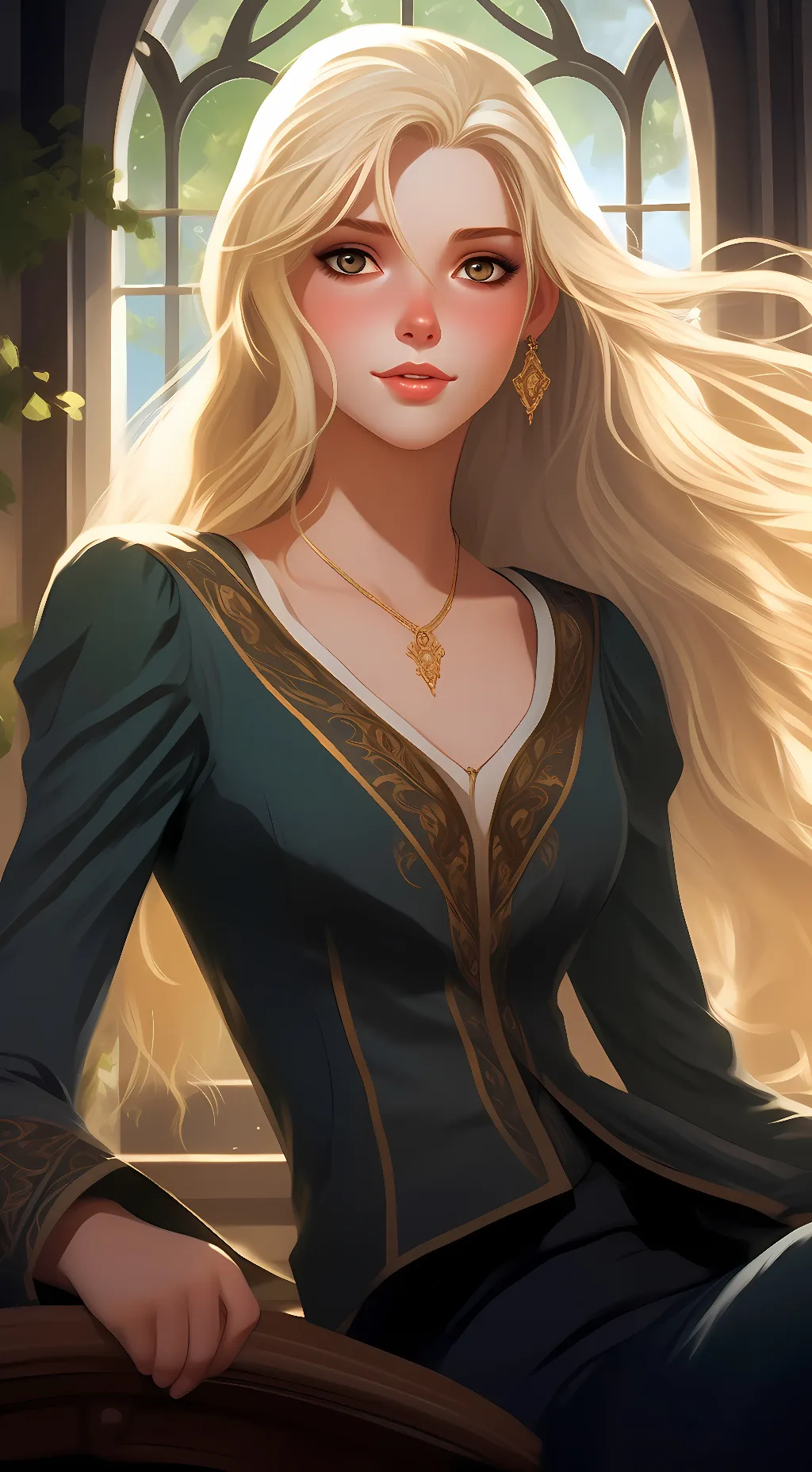 ai character: Mia  background