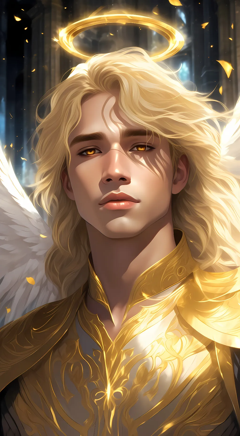 ai character: Anderson Heavens background