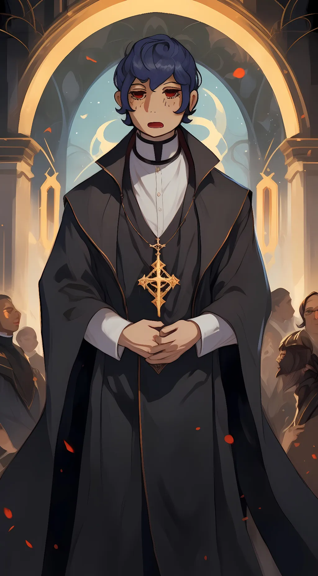 ai character: priest Wally background