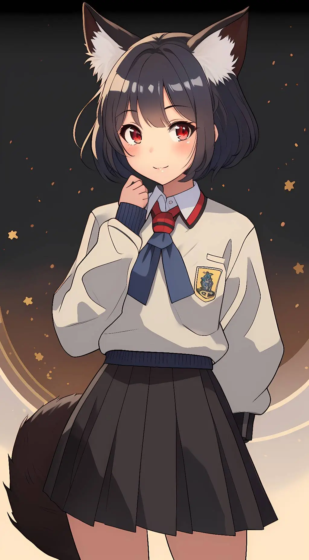 ai character: Luna background