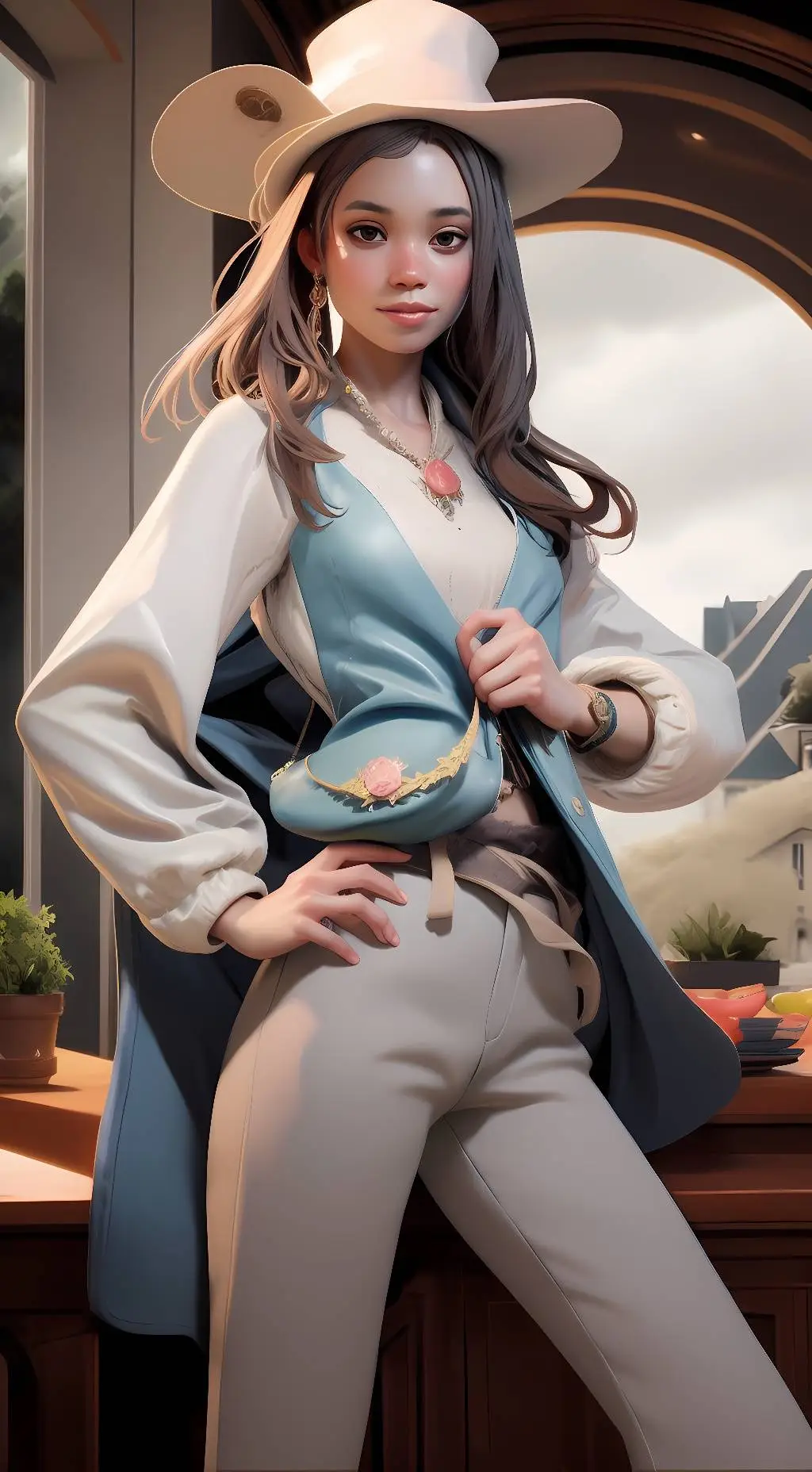 ai character: Leonardo Cruz background