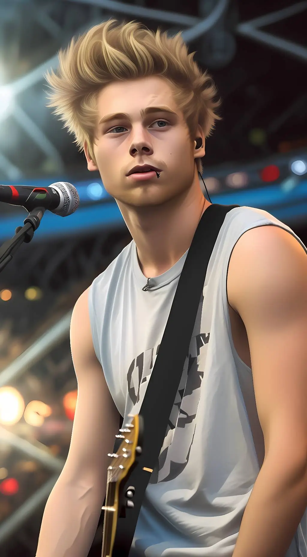 ai character: Luke Hemmings background