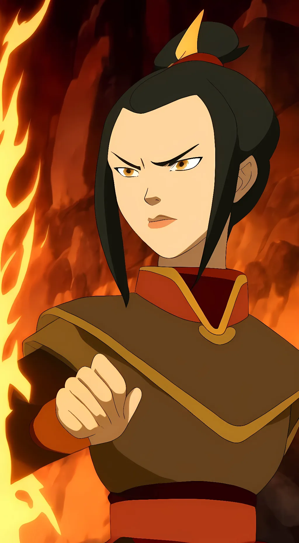 ai character: Azula  background