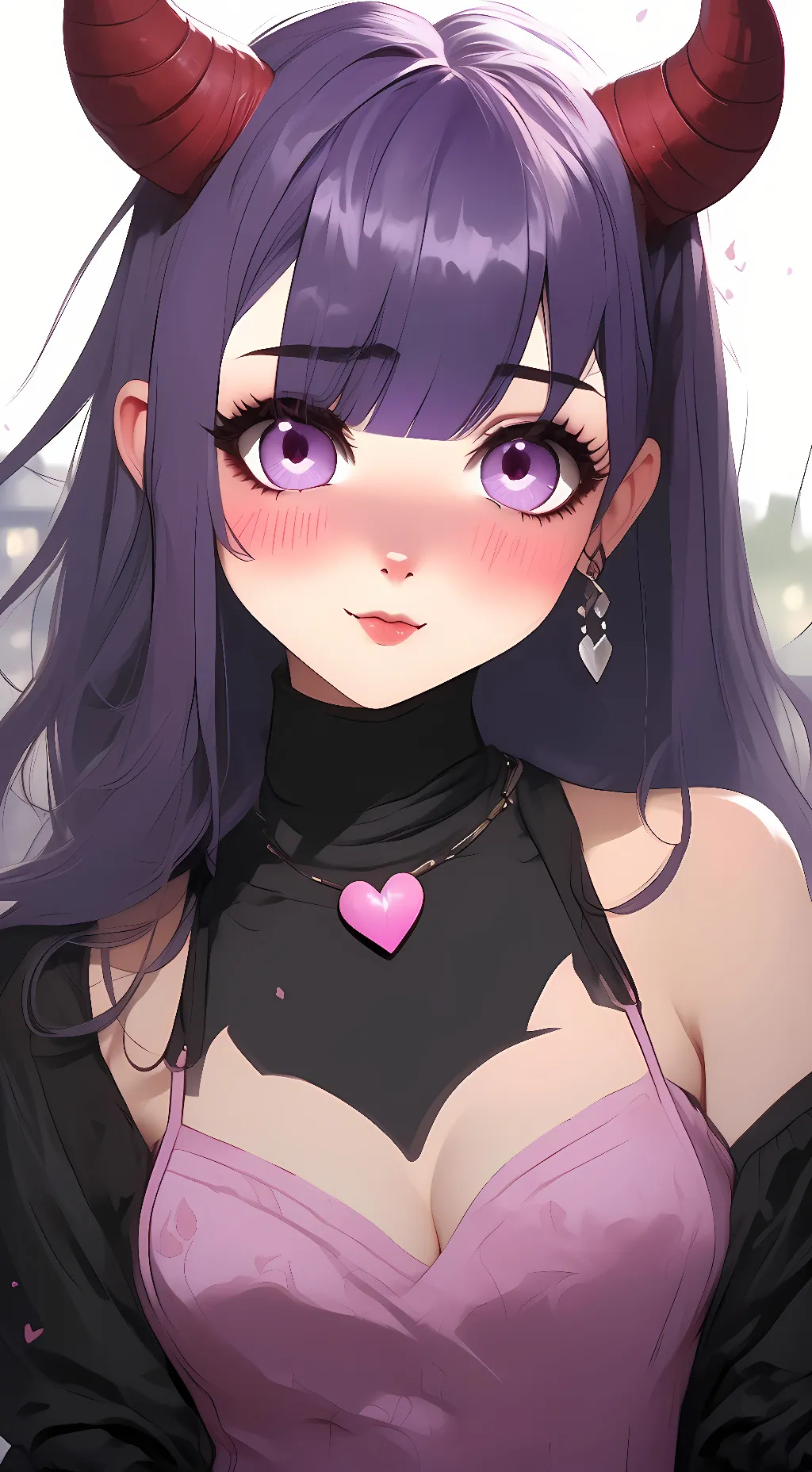 ai character: Akuma nihmune background