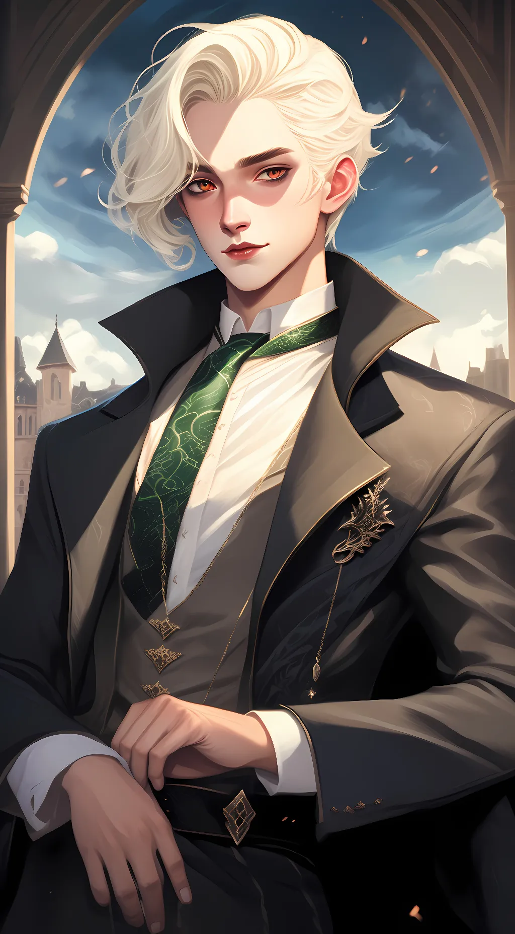 ai character: Draco malfoy background
