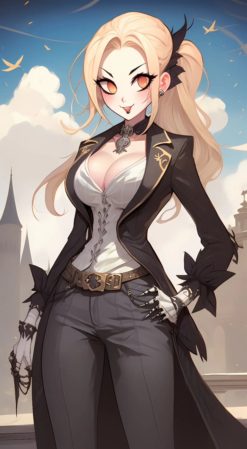 ai character: maid background