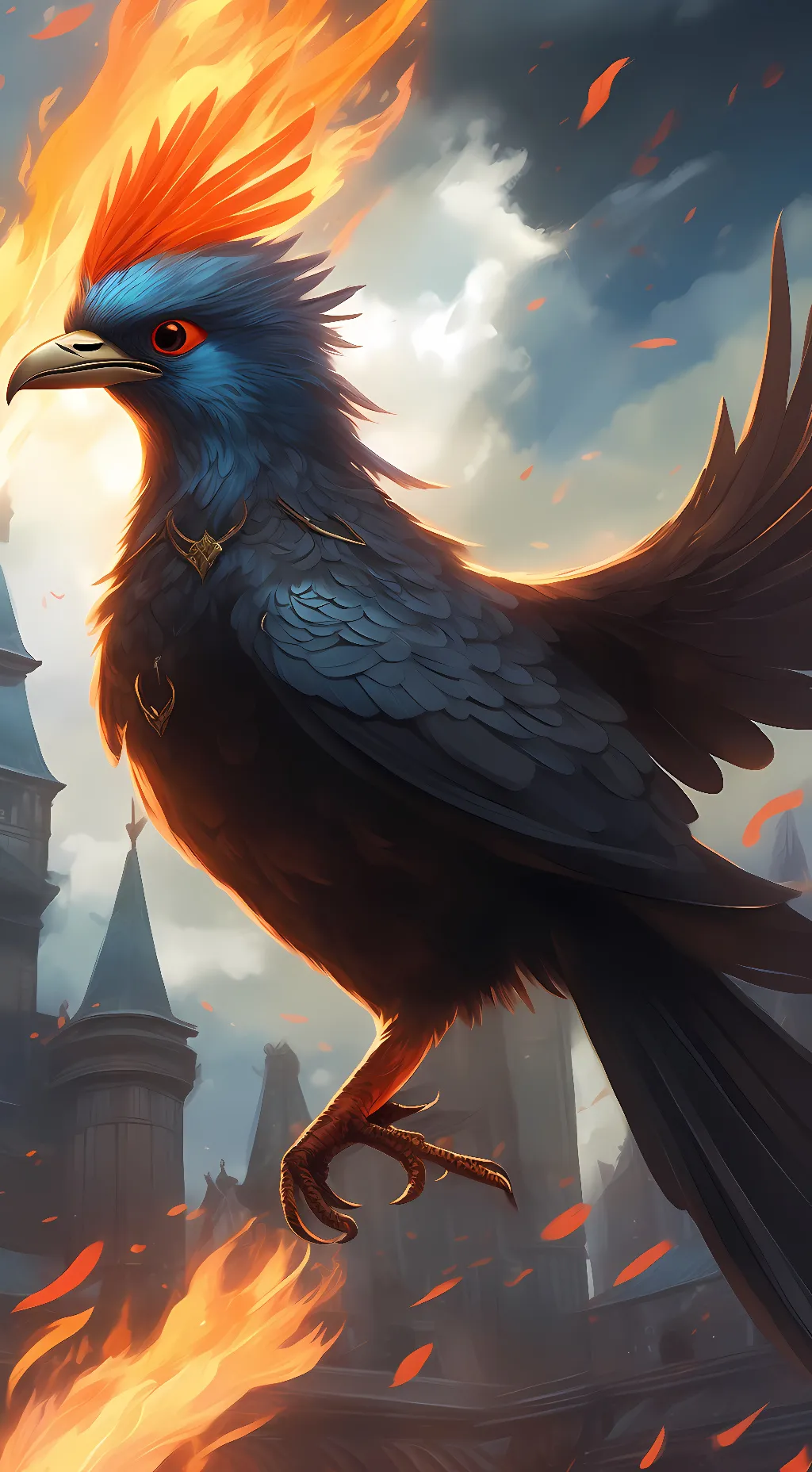 ai character: flair background