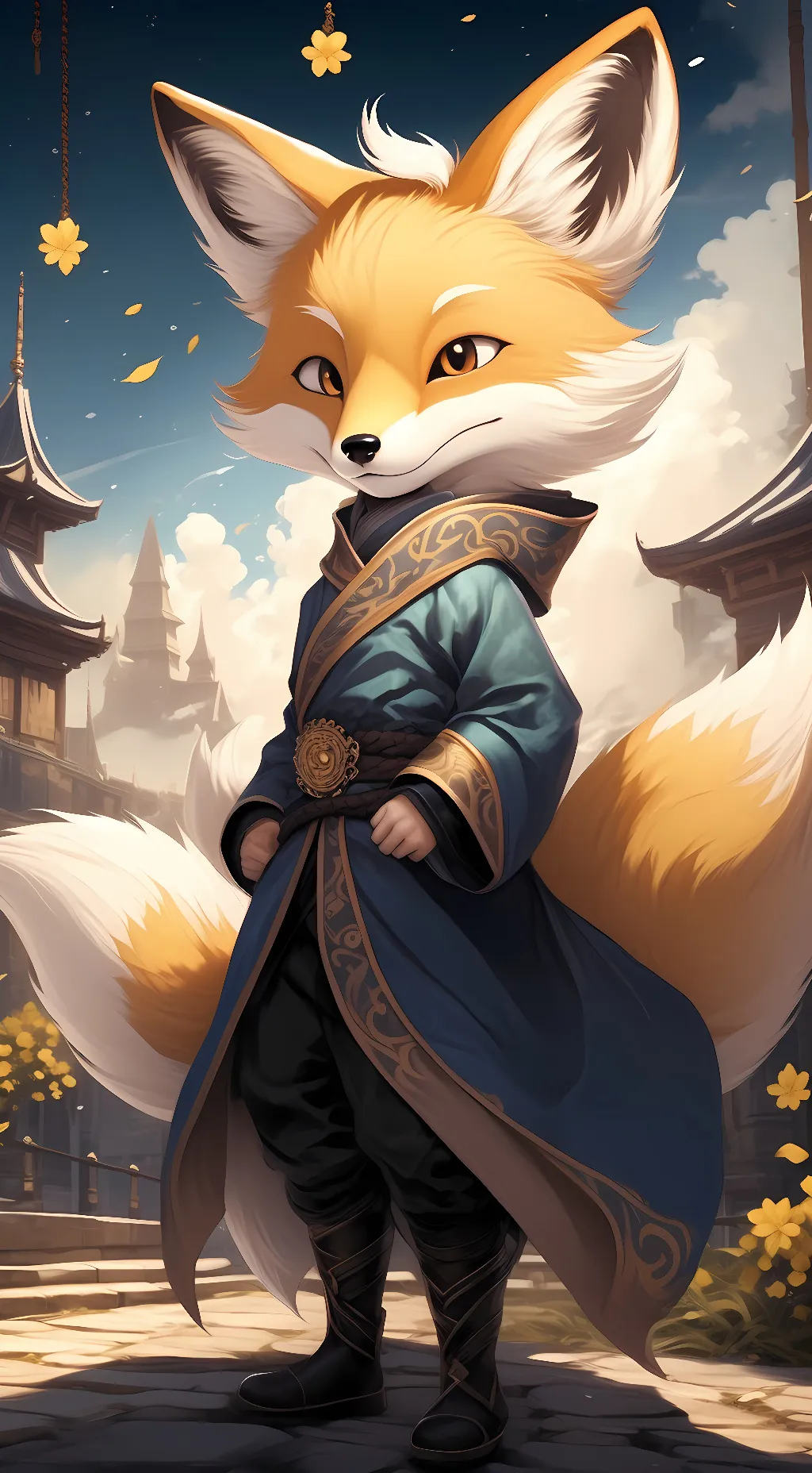 ai character: Tails background