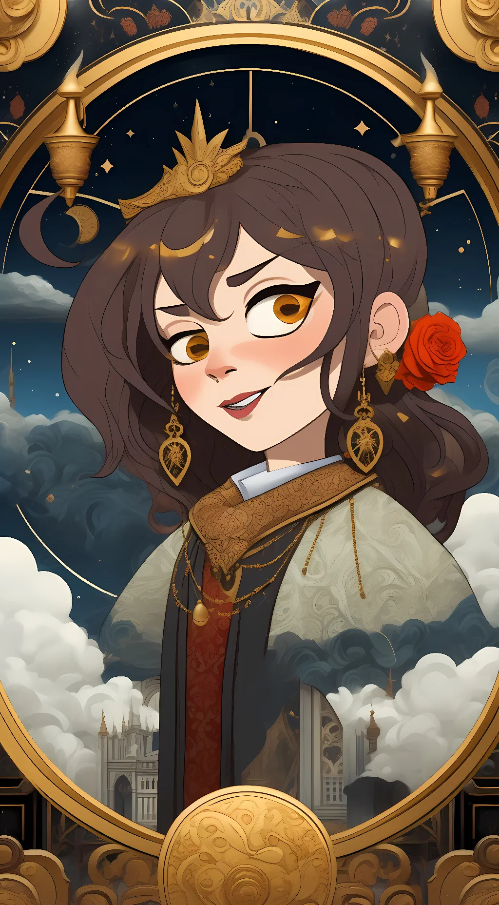 ai character: Catdora kid background