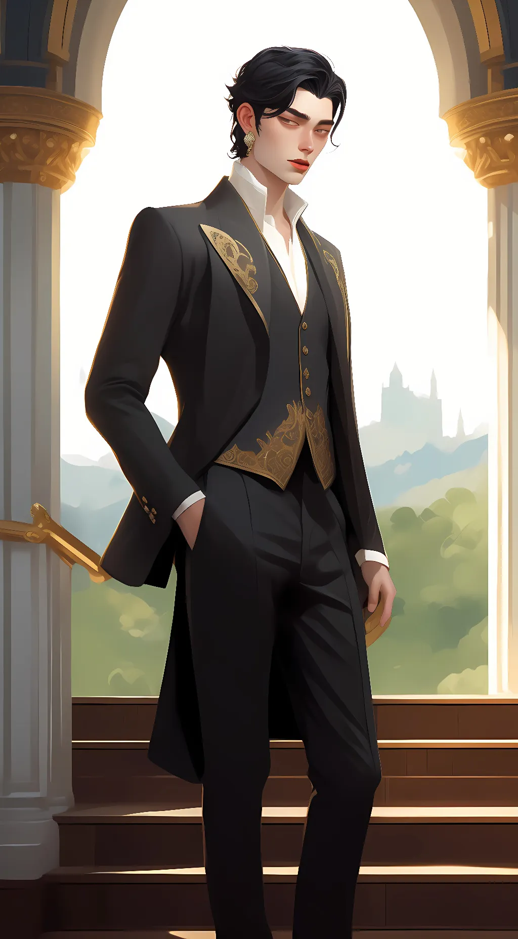 ai character: Max background