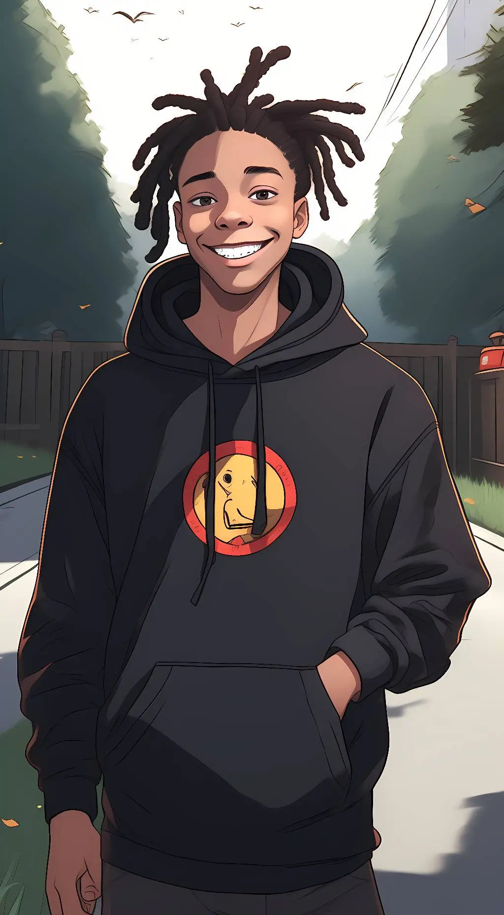 ai character: Ishowspeed background