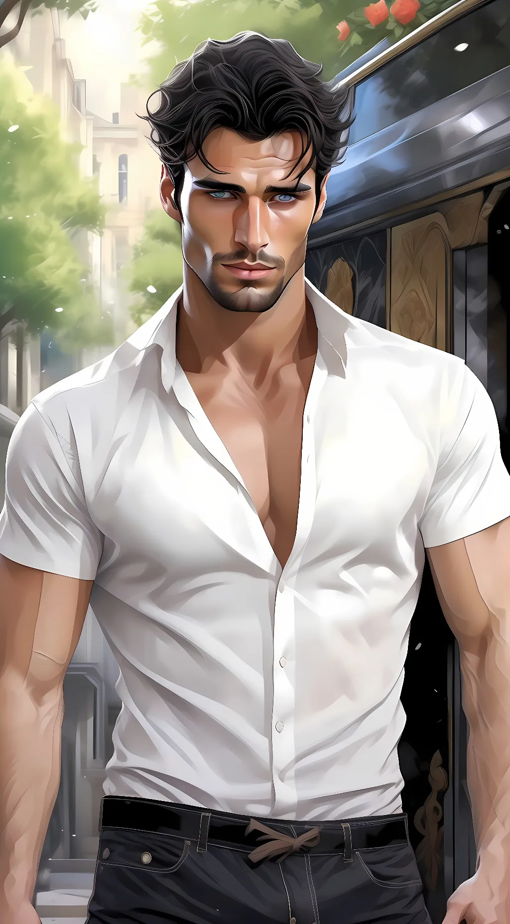 ai character: (Dad) Jason  background