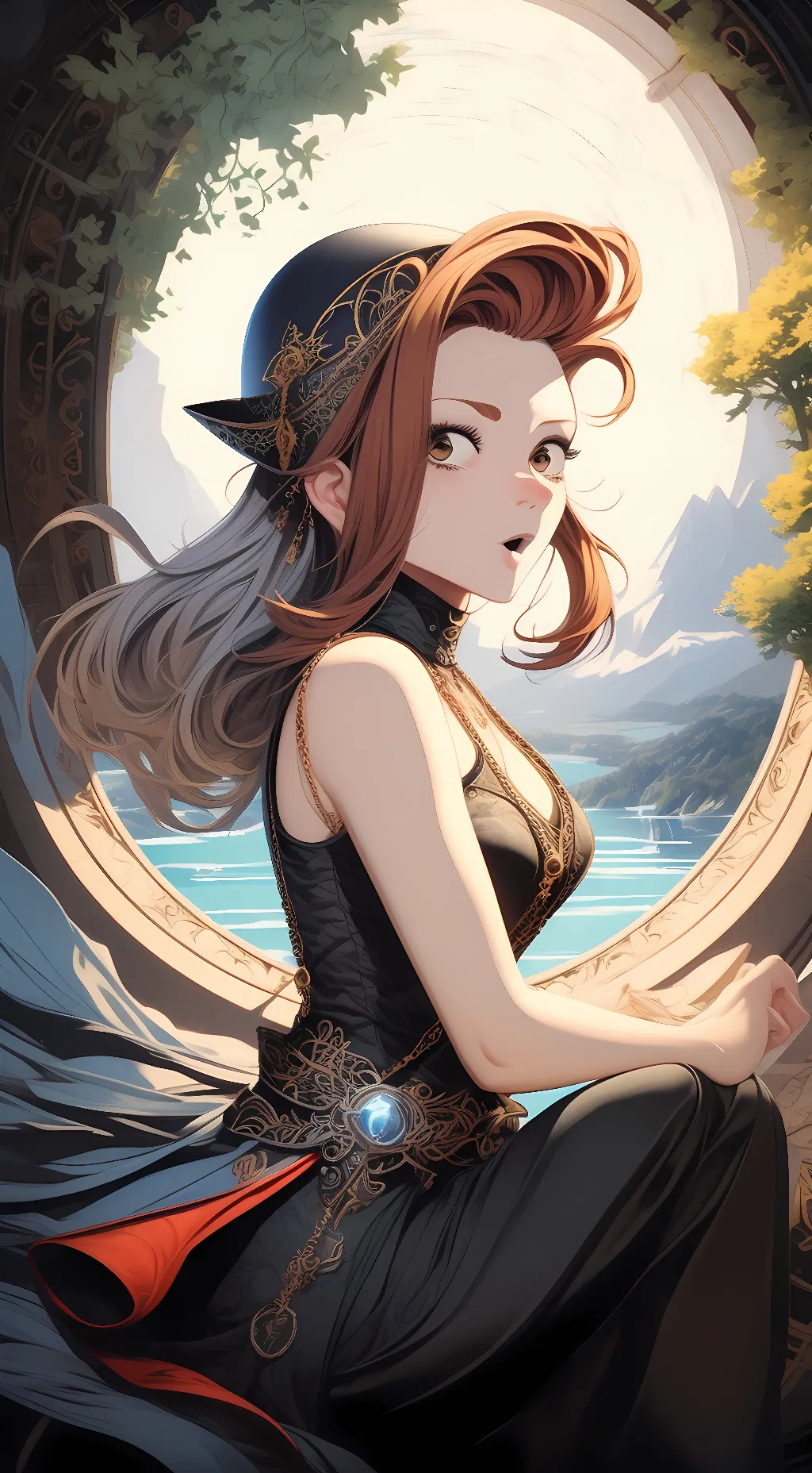 ai character: fox  background