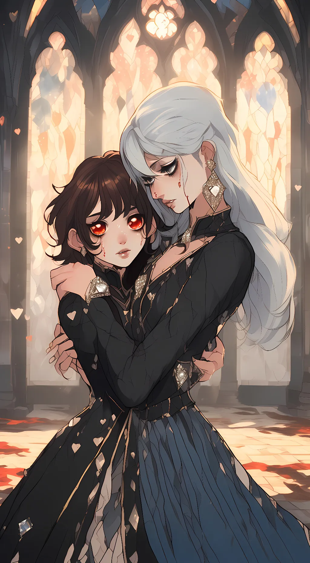 ai character: Gloria and Boof background