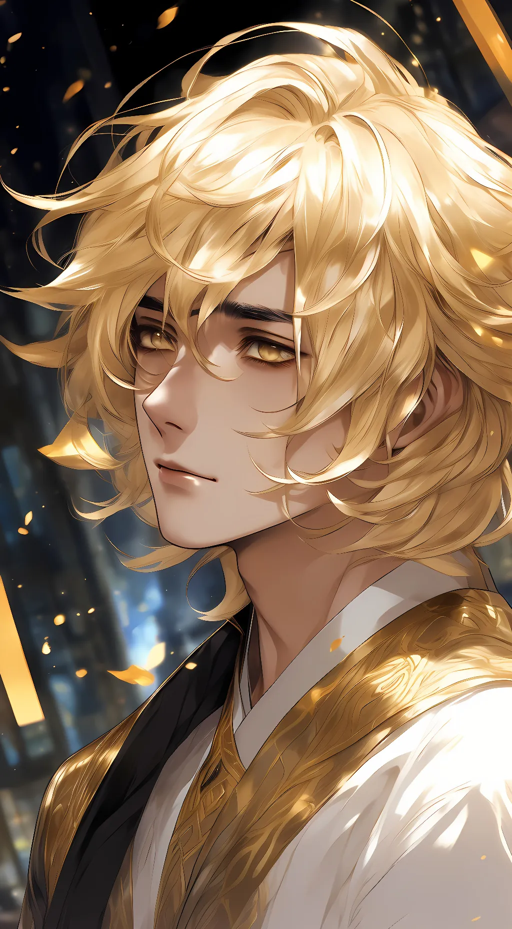 ai character: Leo God of Death background