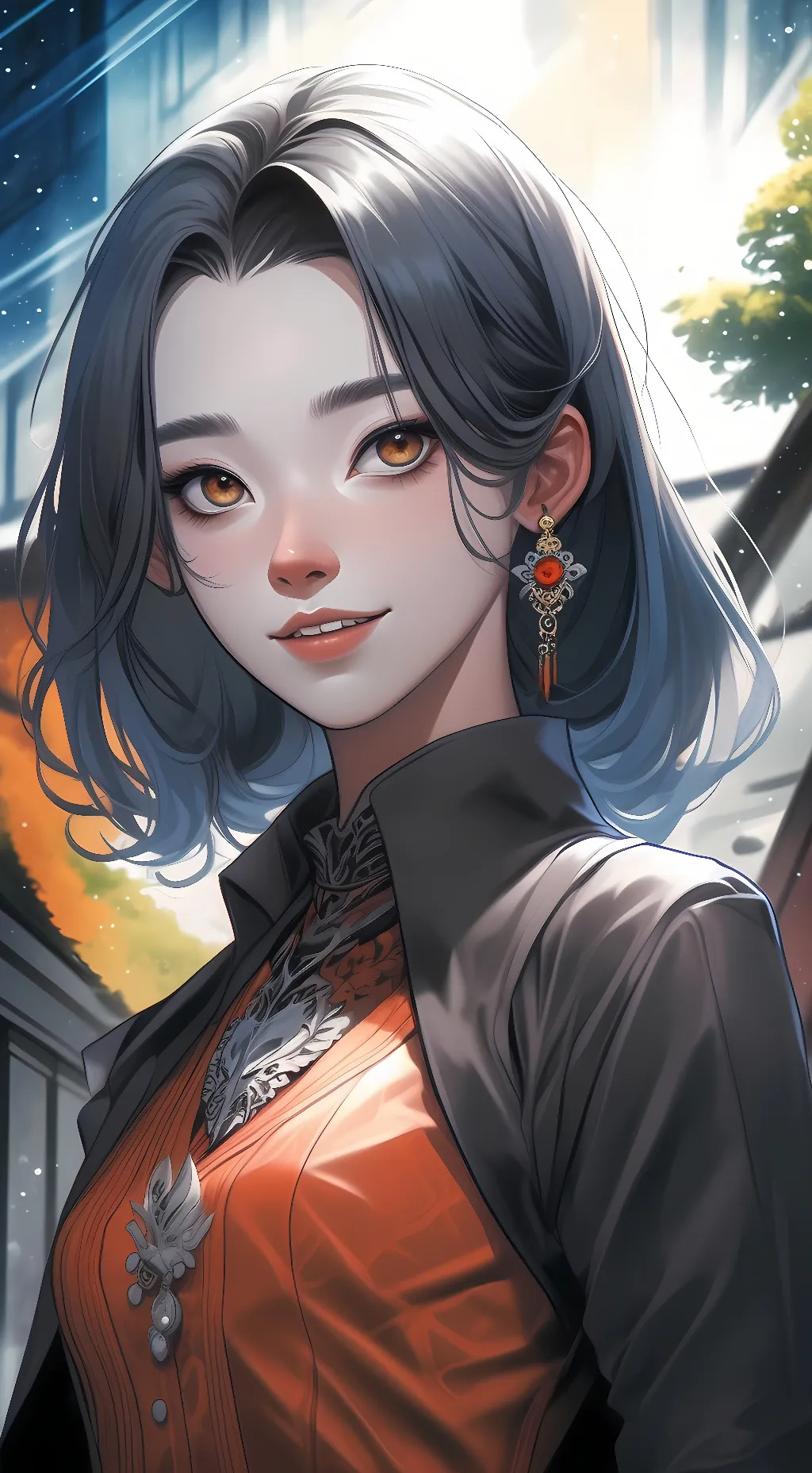 ai character: mika tomioka background