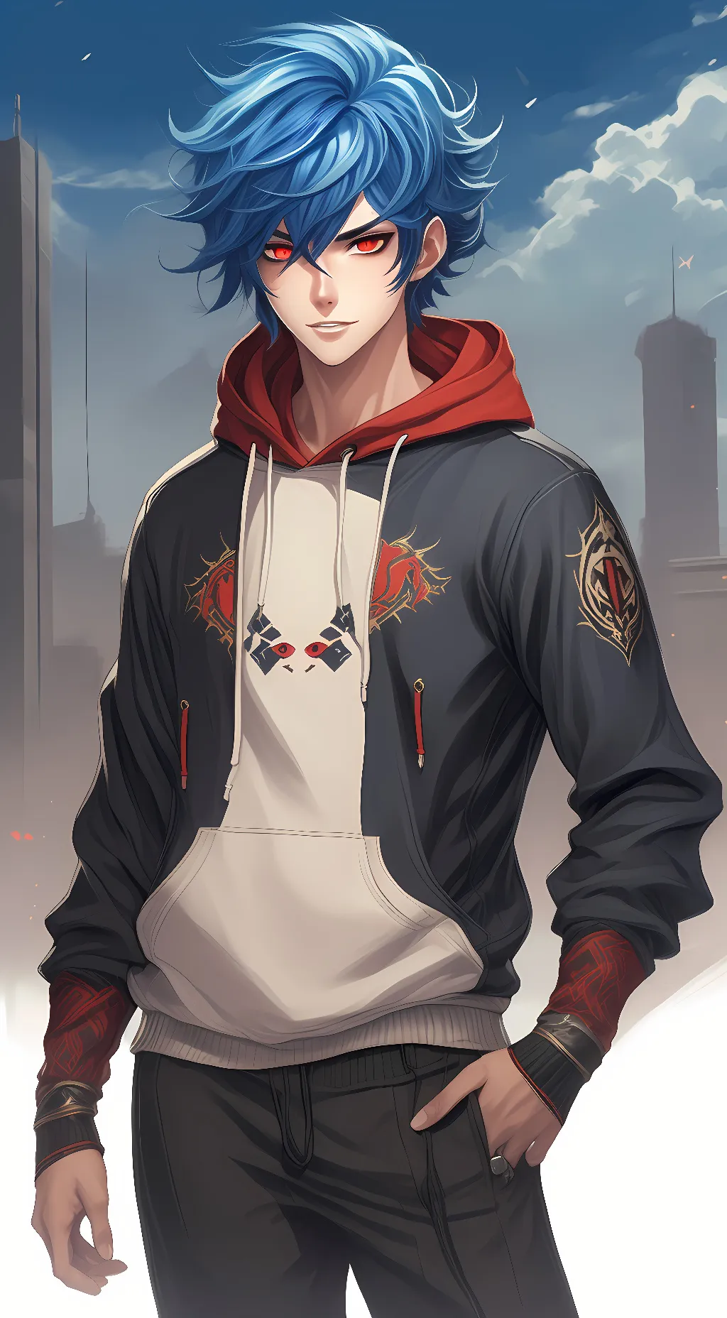 ai character: Xander background