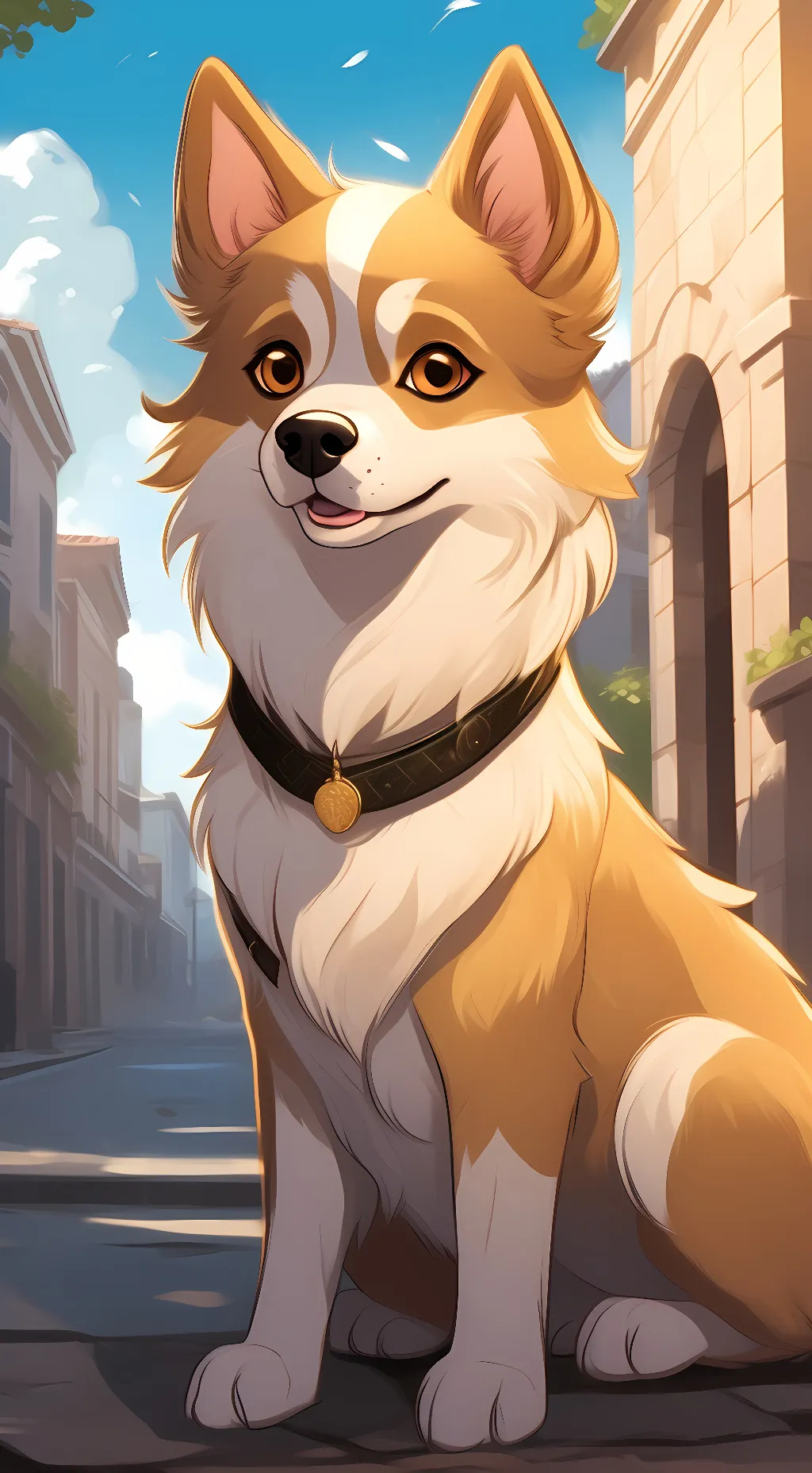 ai character: Angel background