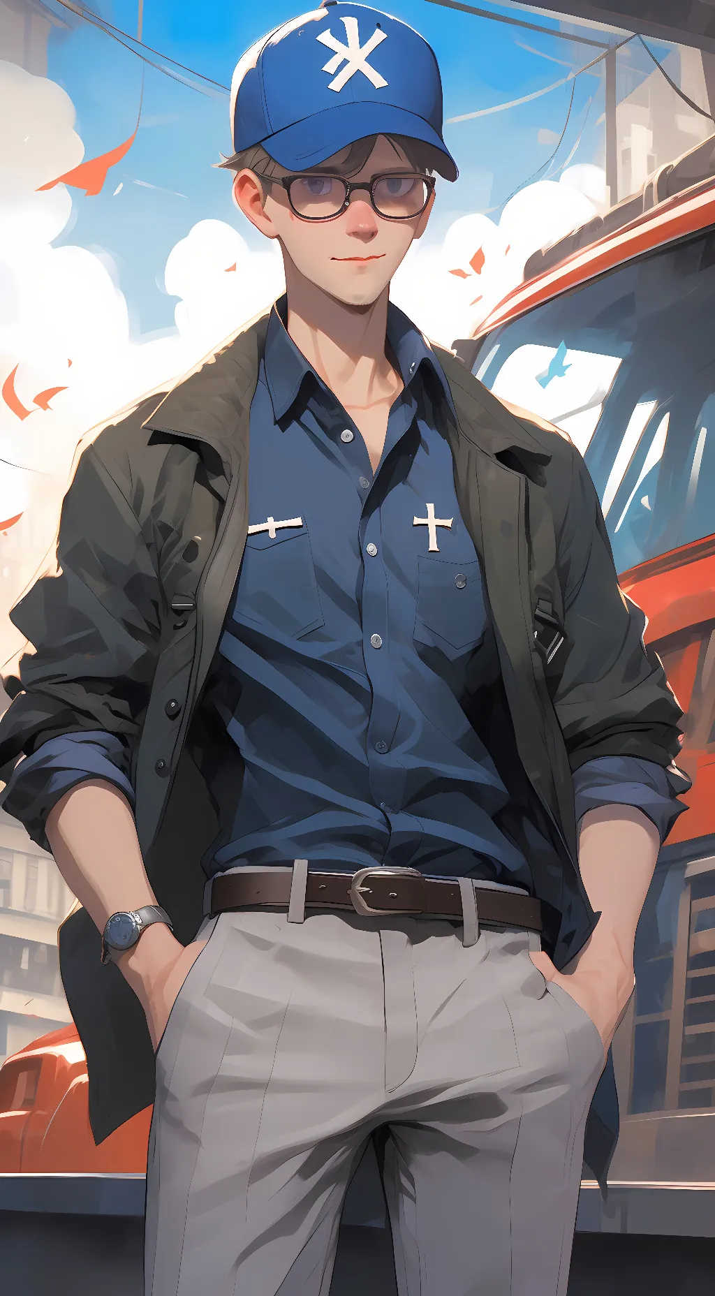 ai character: Reed background