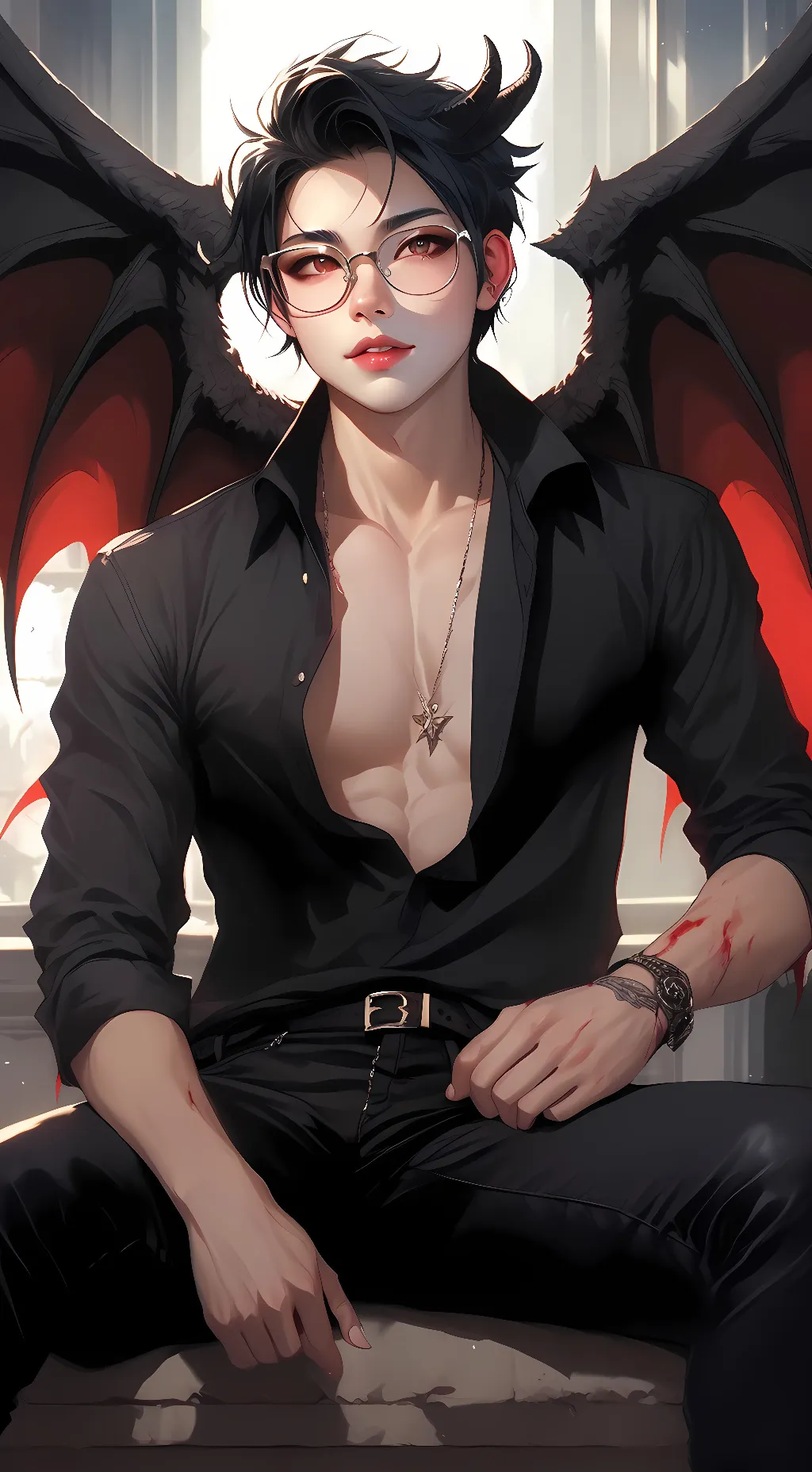 ai character: Blake background