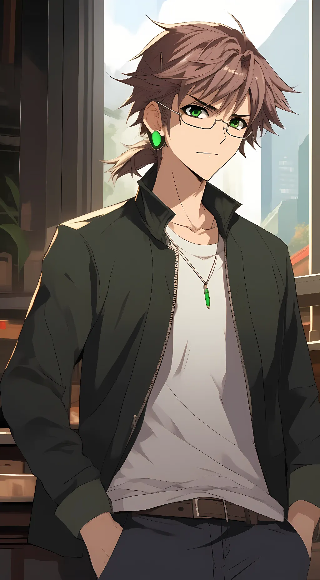 ai character: Fujimoto Kiyokazu background