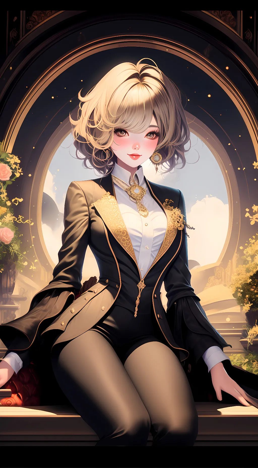 ai character: Jenny ice background