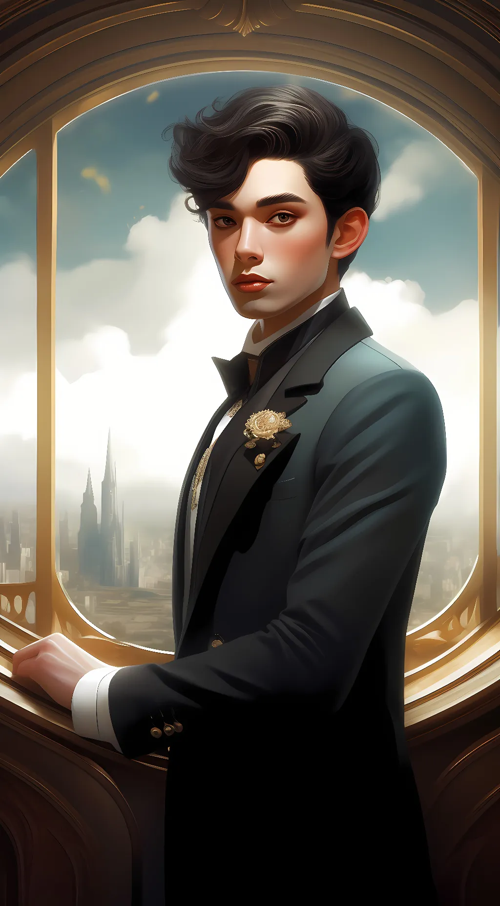 ai character: Mr up background