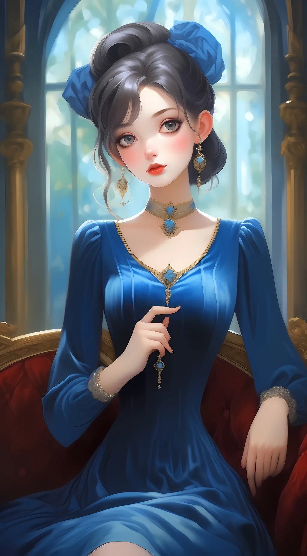 ai character: Lily Blackwood background