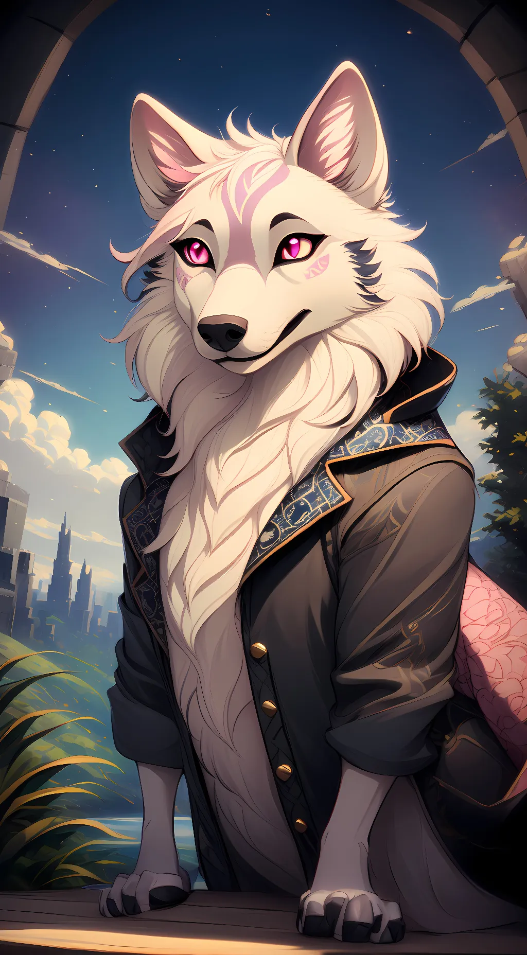 ai character: paws background