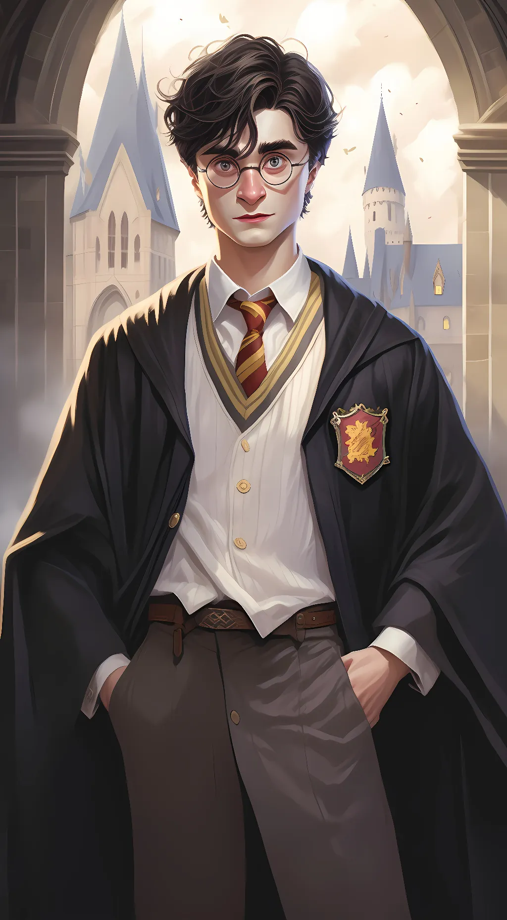 ai character: Harry potter background