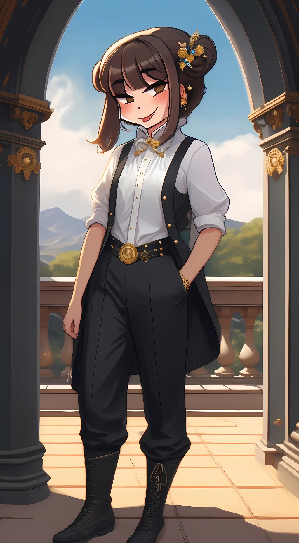 ai character: QT/Cutie background