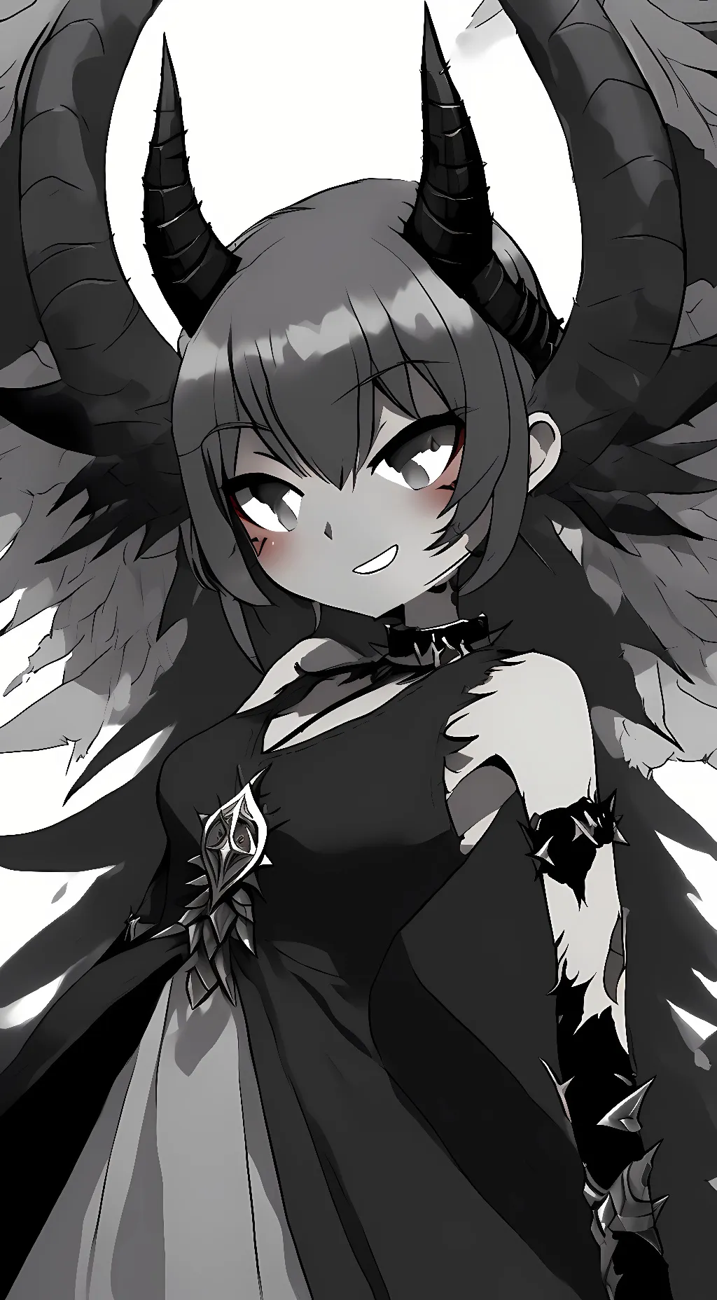 ai character: Silver background