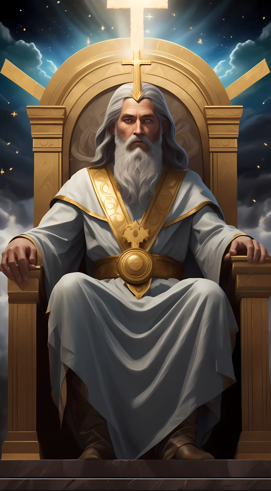 ai character: God background