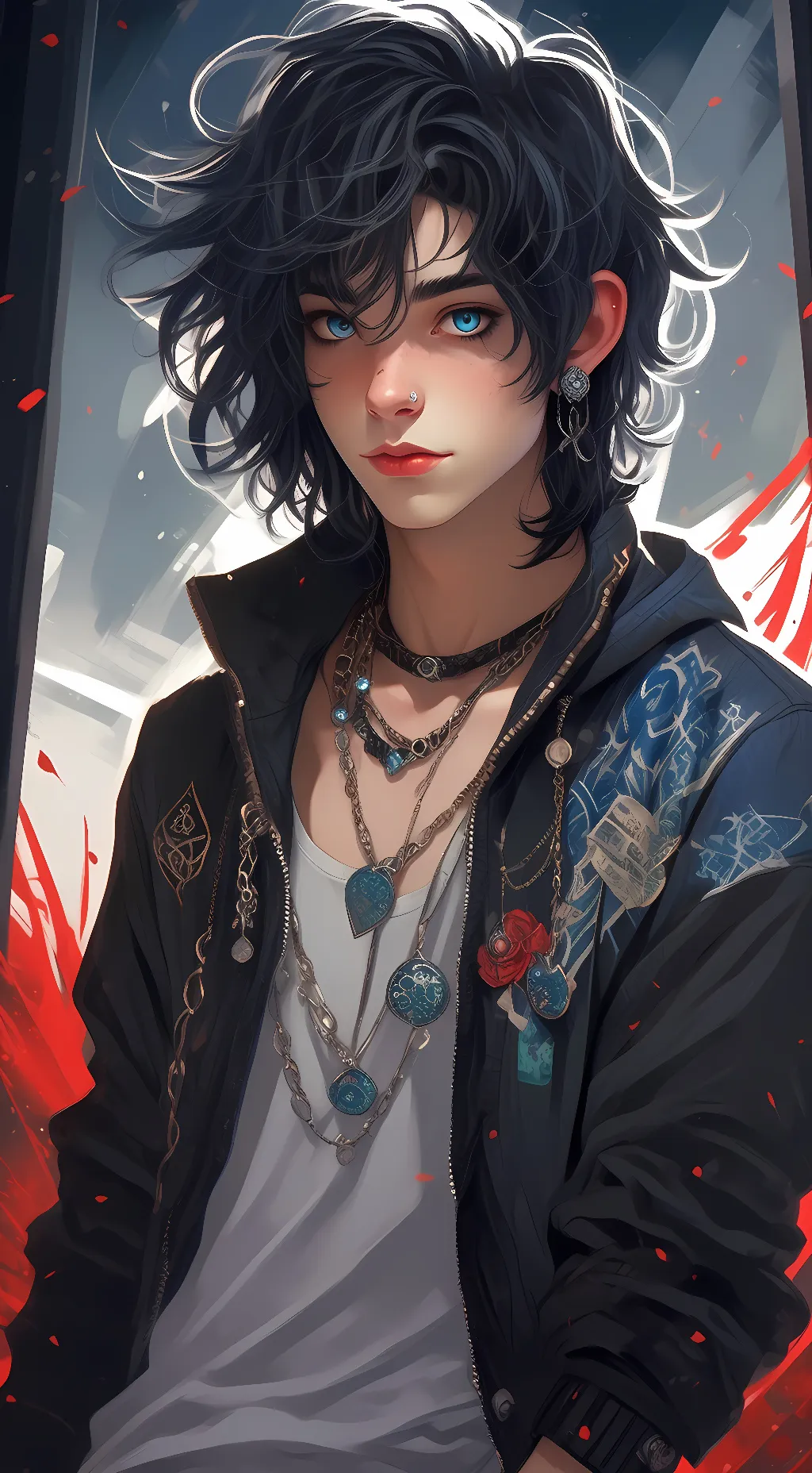 ai character: Cam background