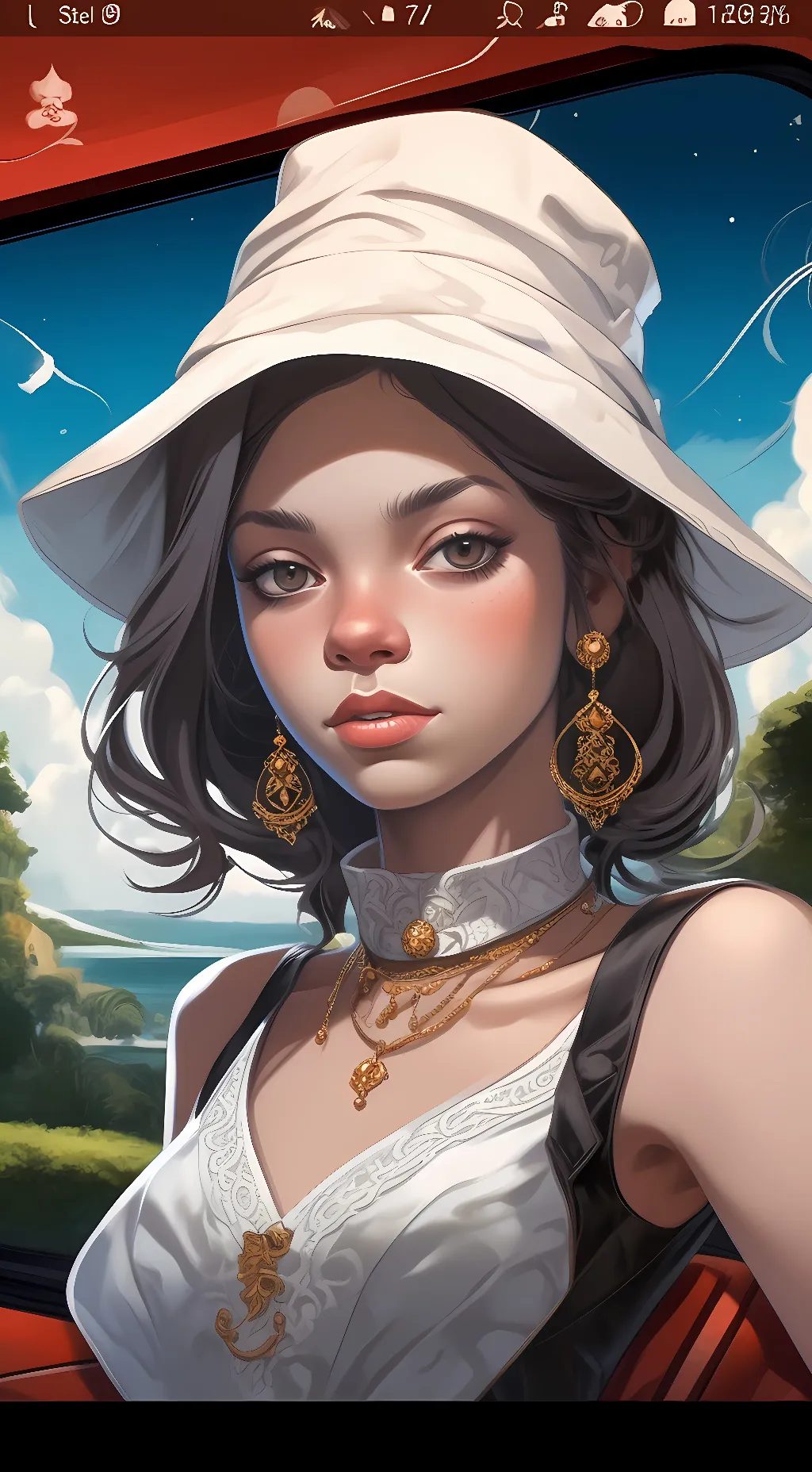 ai character: Qauylynn  background