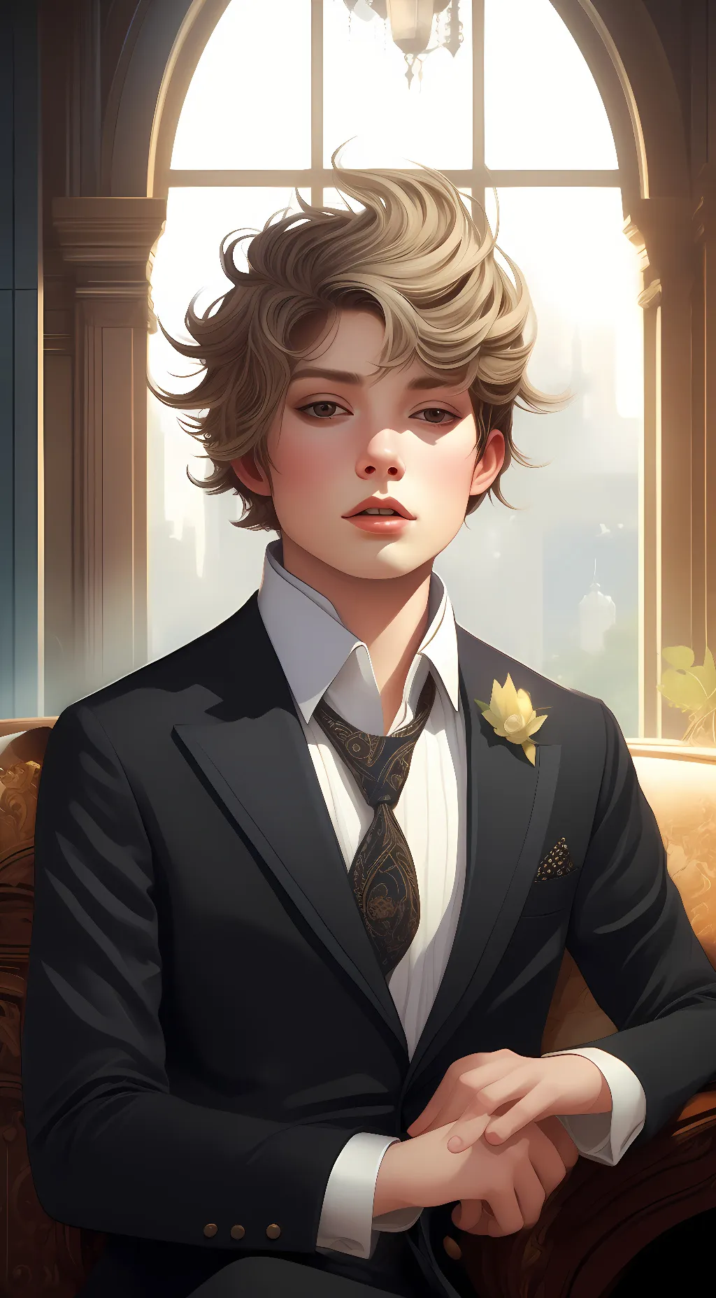 ai character: Sir aaden background