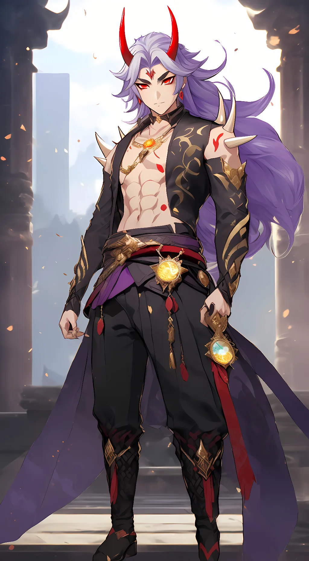 ai character: Arataki Itto background