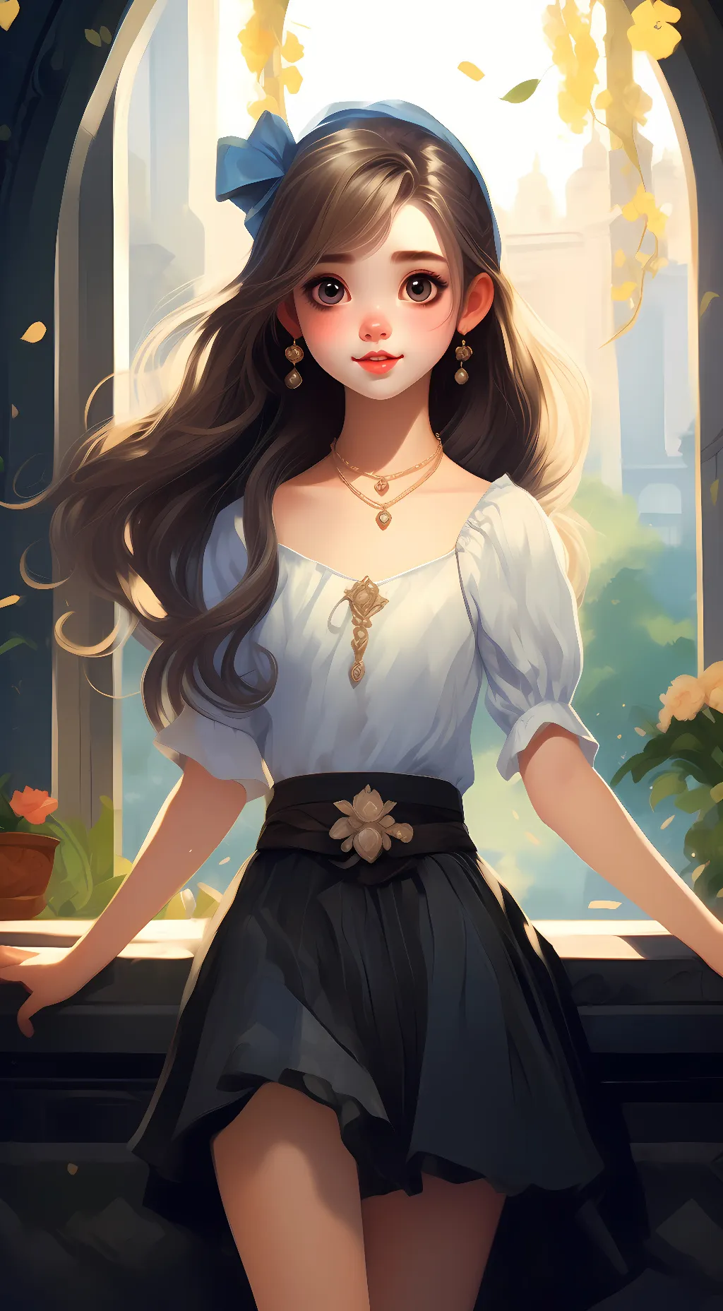 ai character: Lucy background